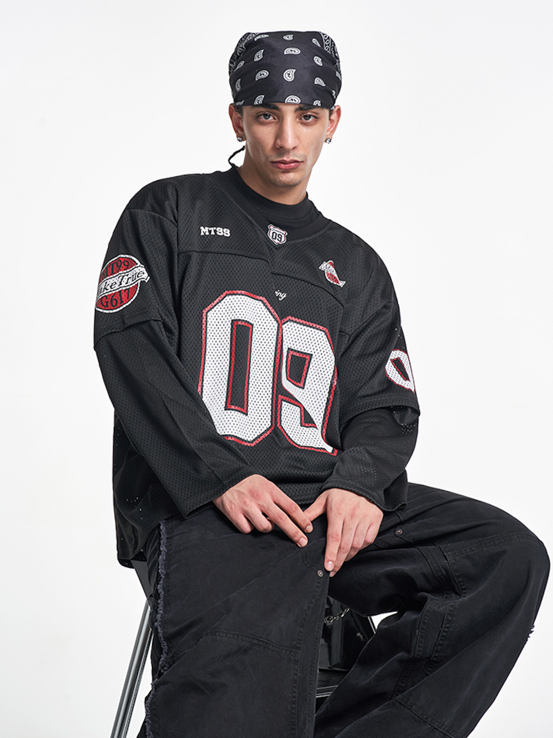 F3F Select 09 Numbered Mesh Long Sleeve Hockey Jersey | Face 3 Face