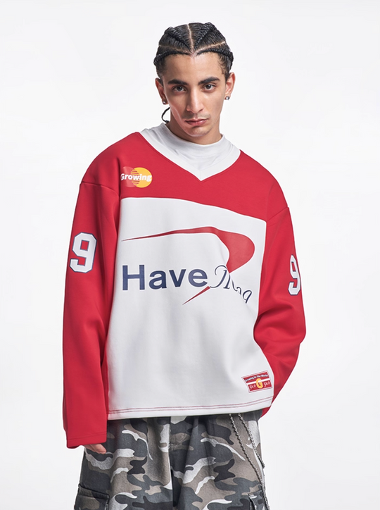 F3F Select Graphic Air Cotton Long Sleeve Hockey Jersey | Face 3 Face