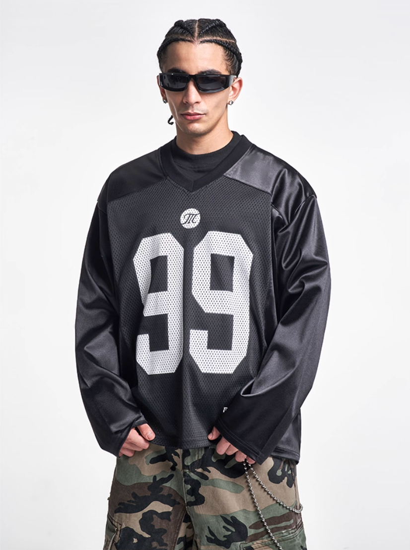 F3F Select 99 Numbered Mesh Long Sleeve Hockey Jersey | Face 3 Face