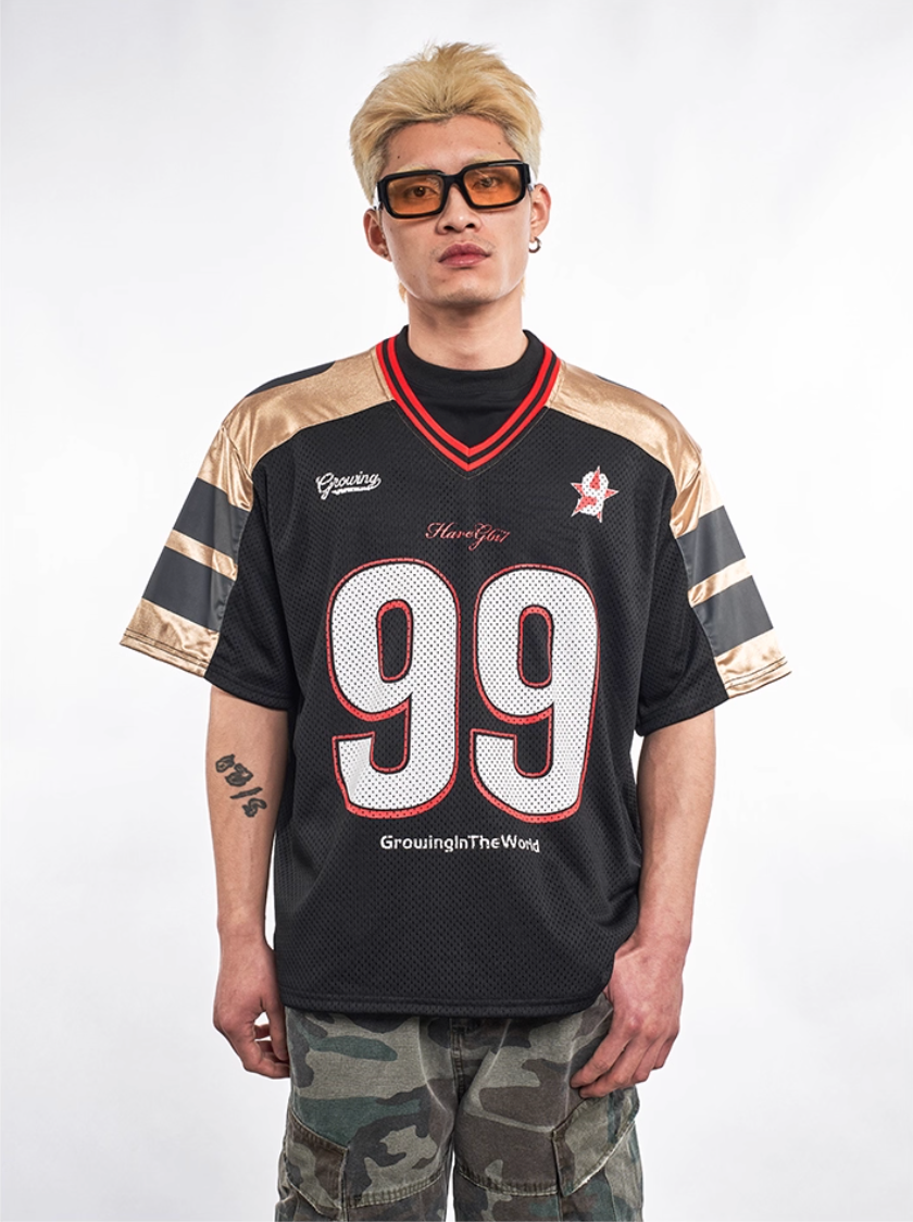 F3F Select Black and Gold 99 Mesh Hockey Jersey | Face 3 Face