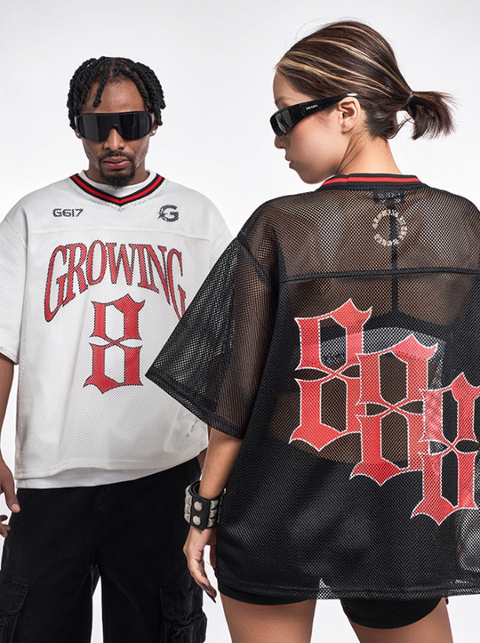 F3F Select 8 Letter Print Mesh Hockey Jersey | Face 3 Face