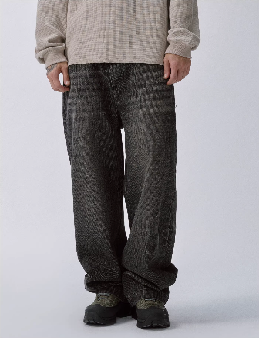 F2CE Washed Dark Corduroy Pants | Face 3 Face