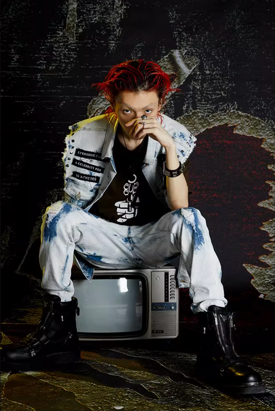 VENTUREK Bleach Wash Patch Rivet Denim Vest | Face 3 Face