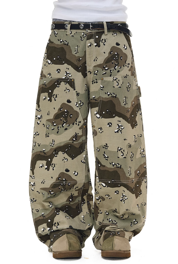 NOVACAM Desert Camouflage Double Knee Work Pants | Face 3 Face