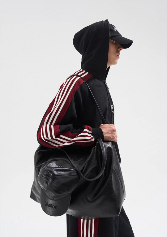 BLIND NO PLAN Striped Hooded Zip Up Sweatshirt Jacket | Face 3 Face