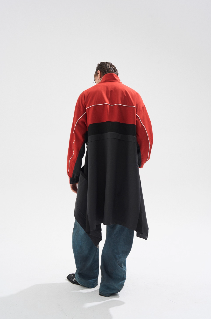 BLIND NO PLAN Two Piece Removable Long Coat Jacket | Face 3 Face