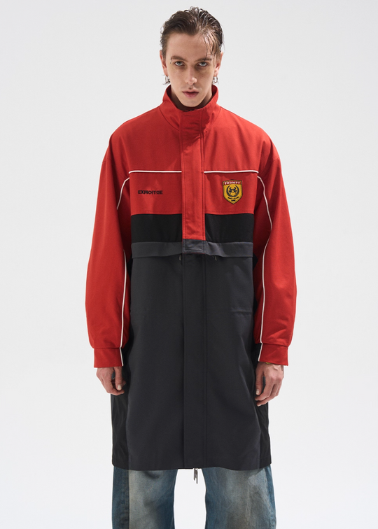 BLIND NO PLAN Two Piece Removable Long Coat Jacket | Face 3 Face