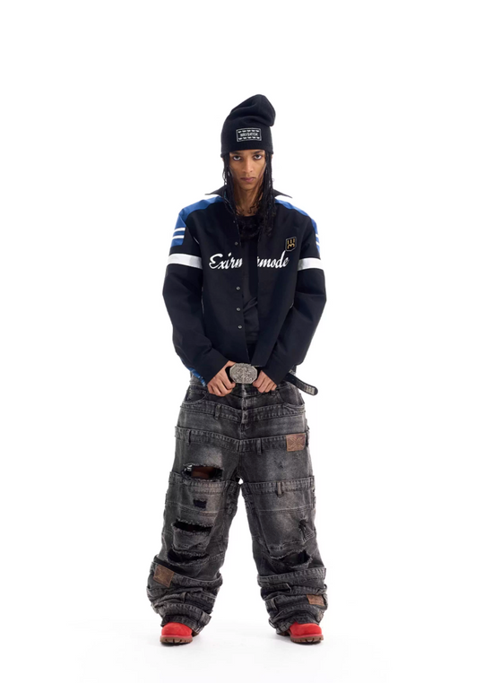 BLIND NO PLAN Reversible Plaid Long Sleeve Shirt Jacket | Face 3 Face