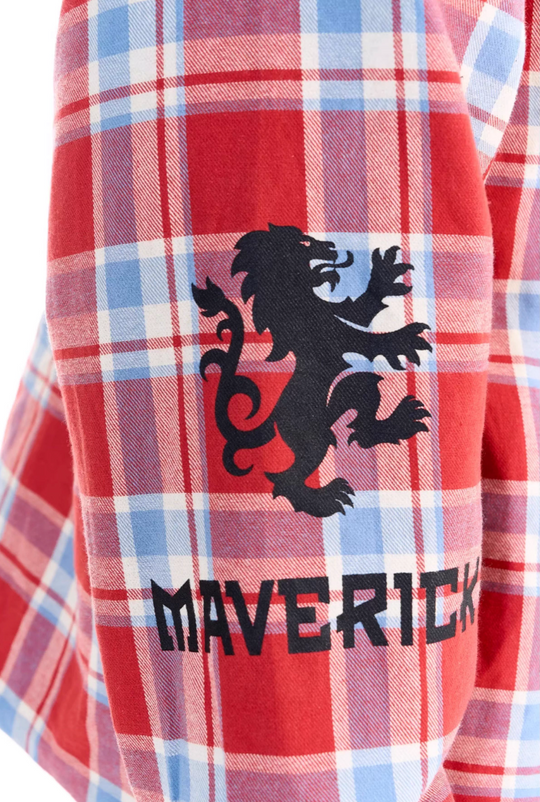 BLIND NO PLAN Reversible Plaid Long Sleeve Shirt Jacket | Face 3 Face