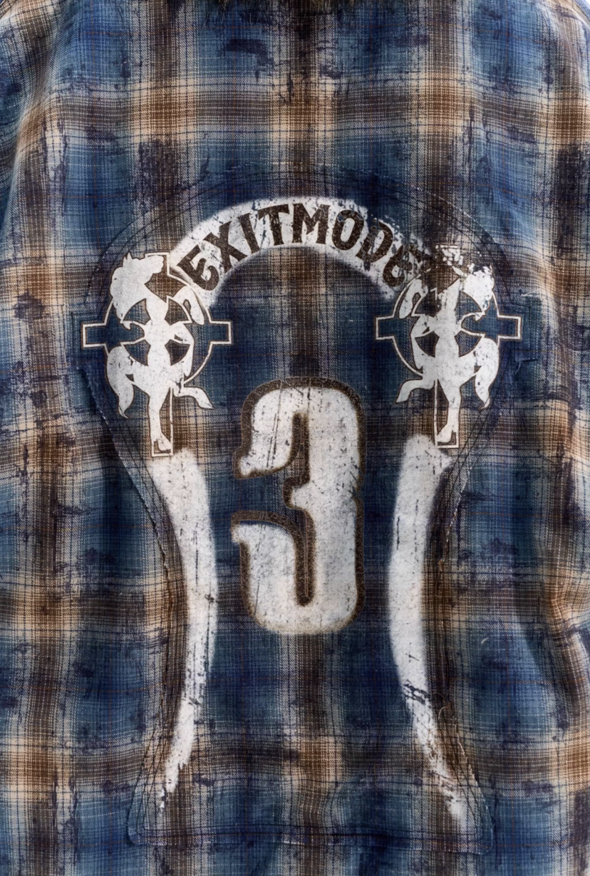 BLIND NO PLAN Fur Collar Plaid Padded Shirt Jacket | Face 3 Face