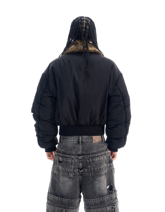 BLIND NO PLAN Reversible Camouflage MA-1 Bomber Jacket | Face 3 Face