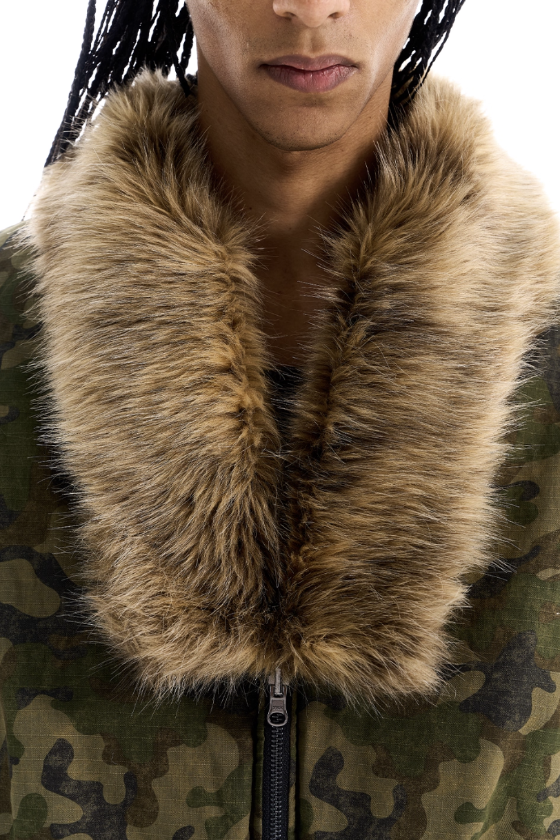 BLIND NO PLAN Reversible Camouflage MA-1 Bomber Jacket | Face 3 Face