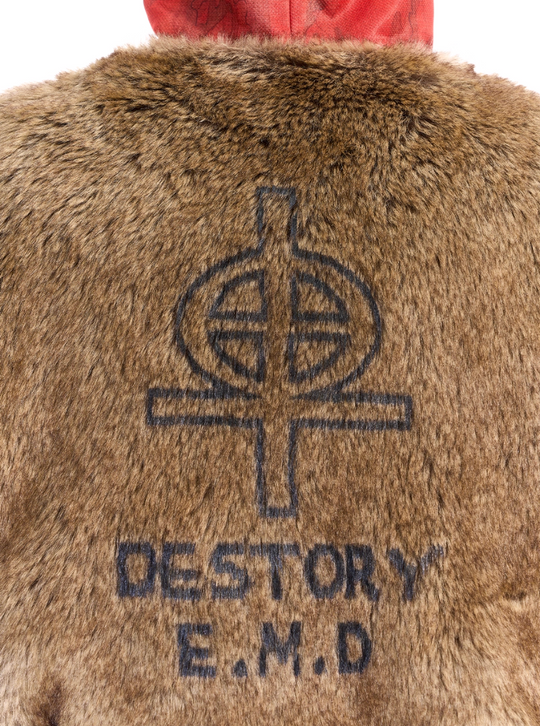 BLIND NO PLAN Patchwork Fur Hooded Vest | Face 3 Face