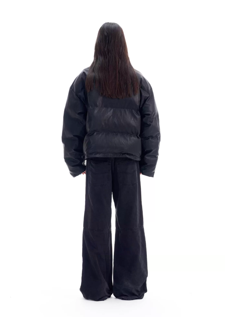 BLIND NO PLAN Reversible Sports Puffer Jacket | Face 3 Face