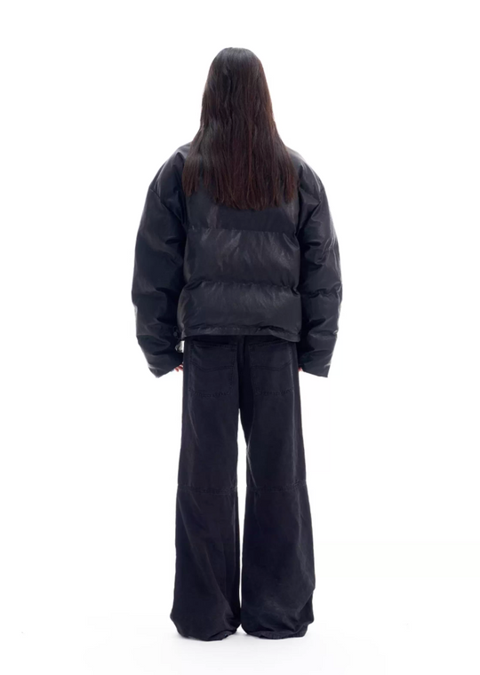 BLIND NO PLAN Reversible Sports Puffer Jacket | Face 3 Face