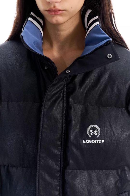 BLIND NO PLAN Reversible Sports Puffer Jacket | Face 3 Face