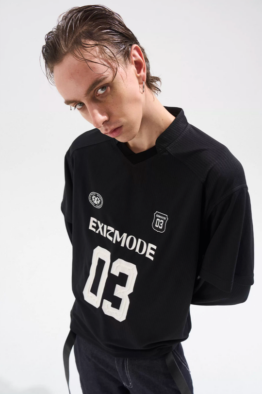 BLIND NO PLAN Layered Striped Long Sleeve Jersey | Face 3 Face