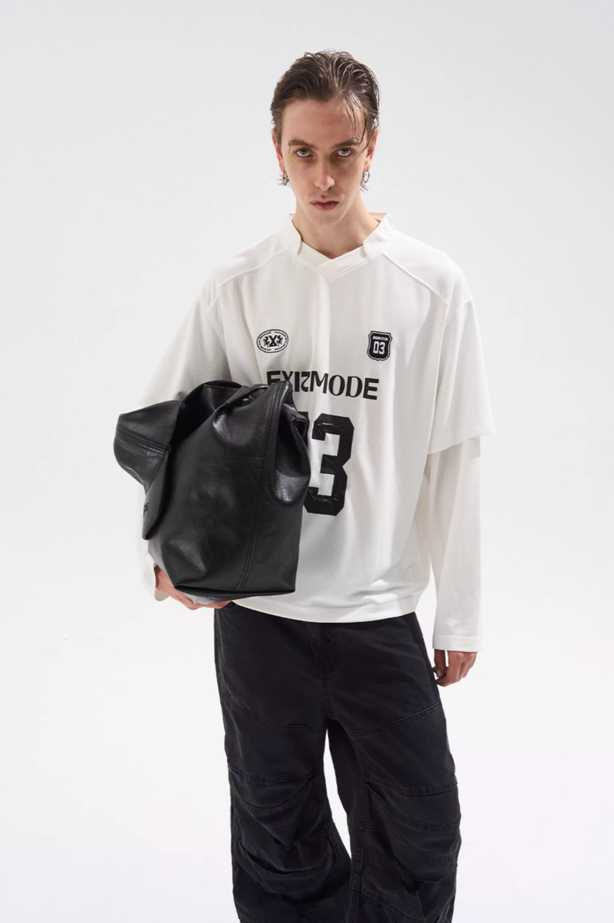 BLIND NO PLAN Layered Striped Long Sleeve Jersey | Face 3 Face