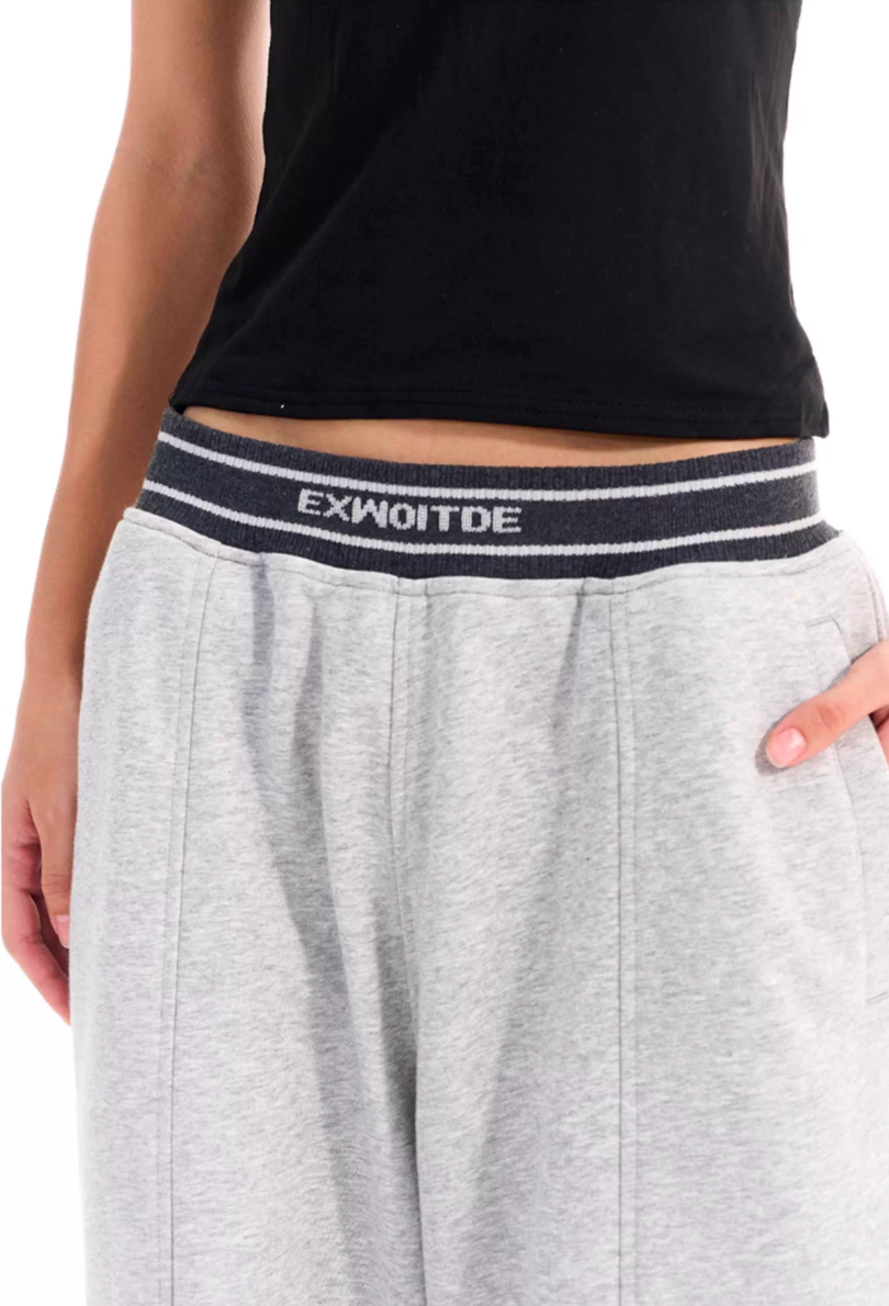 BLIND NO PLAN Ribbed Waist Baggy Sweatpants | Face 3 Face