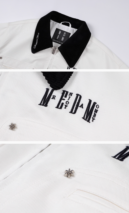 MEDM Studded Harrington Jacket | Face 3 Face