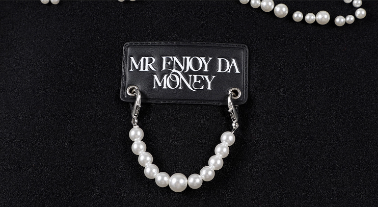 MEDM Pearl Logo Color Block Varsity Jacket | Face 3 Face