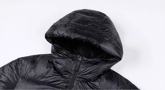 MEDM Hooded Sheer Down Jacket | Face 3 Face