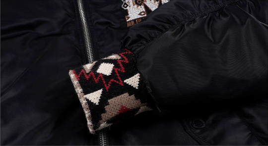 MEDM Ethnic Trim MA-1 Bomber Jacket | Face 3 Face