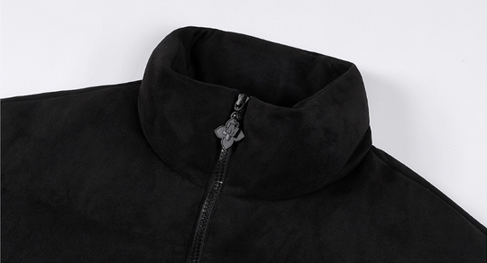 MEDM Suede 3D Embroidered Down Jacket | Face 3 Face