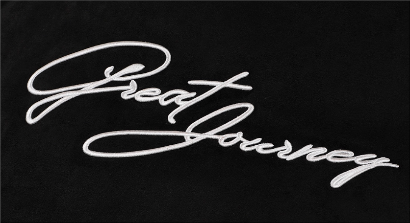 MEDM Suede 3D Embroidered Down Jacket | Face 3 Face