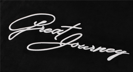 MEDM Suede 3D Embroidered Down Jacket | Face 3 Face