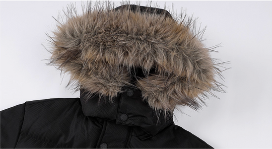 MEDM Detachable Fur Hooded Down Jacket | Face 3 Face