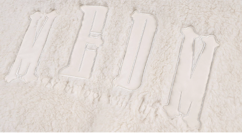 MEDM Ethnic Trim Belted Sherpa Jacket | Face 3 Face