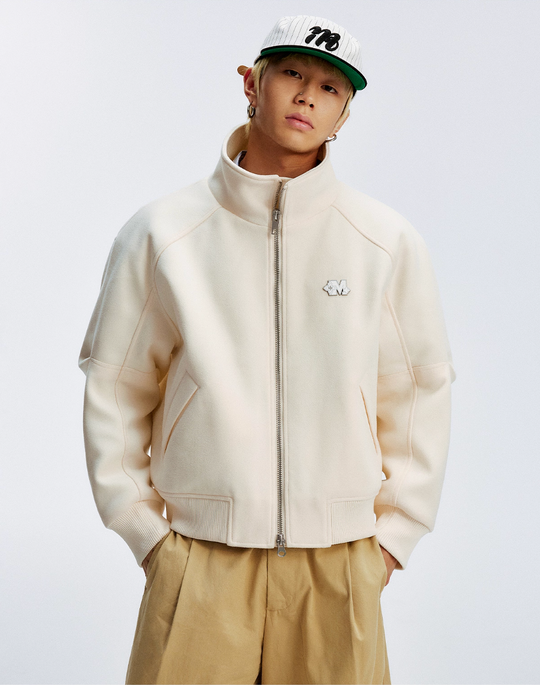 MEDM Metal Logo Tweed Jacket | Face 3 Face