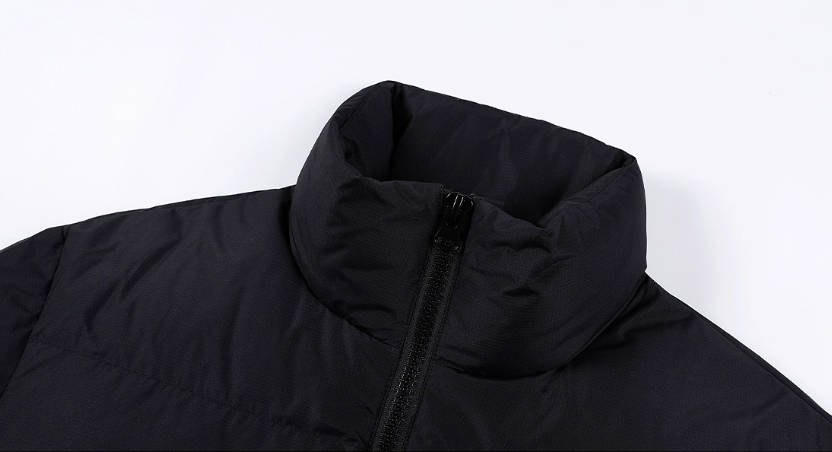 MEDM Rhinestone Studded Logo Down Jacket | Face 3 Face