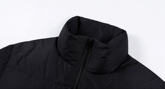 MEDM Rhinestone Studded Logo Down Jacket | Face 3 Face