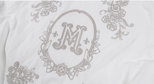 MEDM Floral Embroidered Puffer Jacket | Face 3 Face