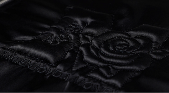 MEDM 3D Rose Foam MA-1 Bomber Jacket | Face 3 Face