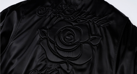 MEDM 3D Rose Foam MA-1 Bomber Jacket | Face 3 Face