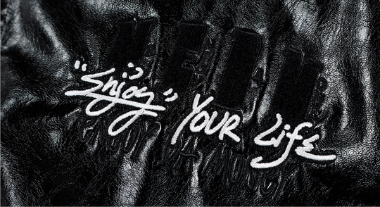 MEDM Layered Hood PU Leather Bomber Jacket | Face 3 Face