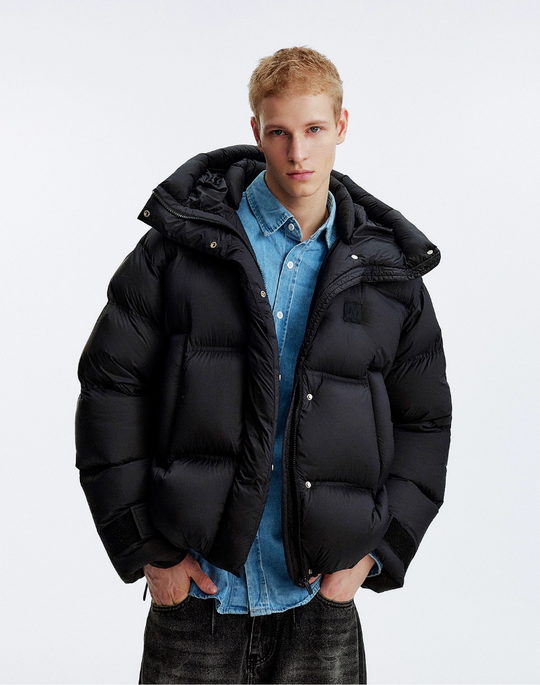 MEDM Ultralight High Gram Weight Hooded Down Jacket | Face 3 Face