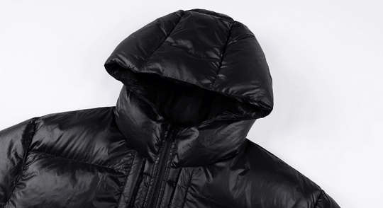 MEDM Leopard Leather Patch Puffer Jacket | Face 3 Face