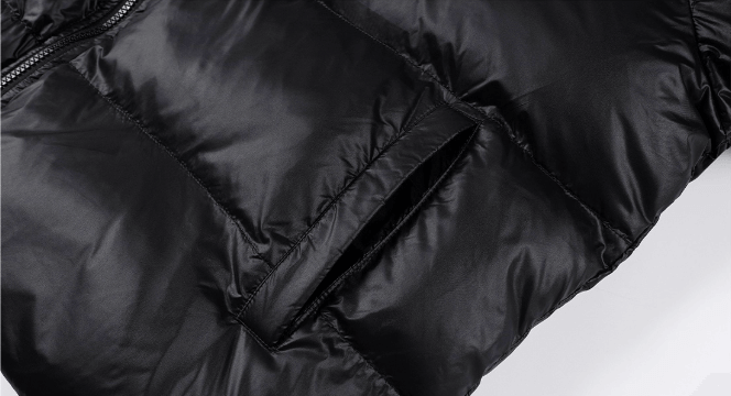 MEDM Leopard Leather Patch Puffer Jacket | Face 3 Face