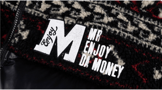 MEDM Ethnic Patchwork Puffer Jacket | Face 3 Face