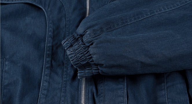 MEDM Fur Lined Washed Work Hooded Jacket | Face 3 Face