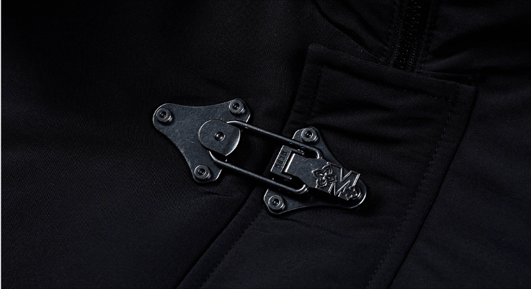 MEDM Detachable Fur Metal Snaps Down Jacket | Face 3 Face