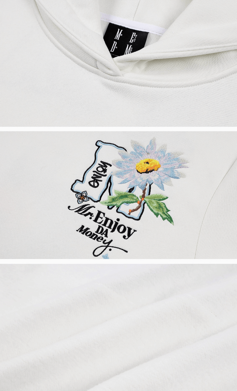 MEDM Daisy Floral Hoodie | Face 3 Face