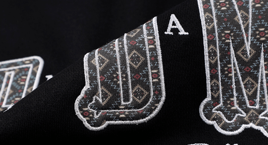 MEDM Ethnic Patchwork Hoodie | Face 3 Face