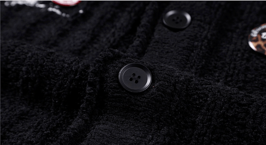 MEDM Stripe Knit Hooded Cardigan | Face 3 Face