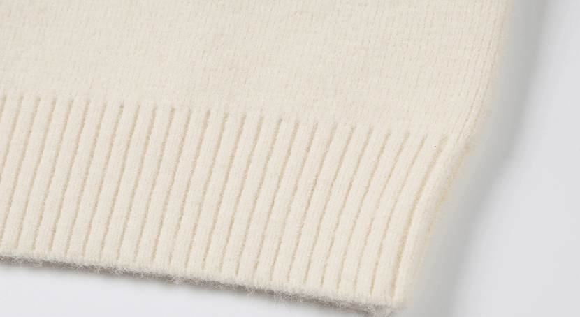 MEDM Rose Embroidered Half Zip Knit Sweater | Face 3 Face