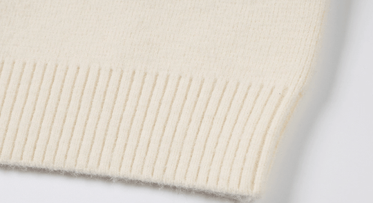 MEDM Rose Embroidered Half Zip Knit Sweater | Face 3 Face